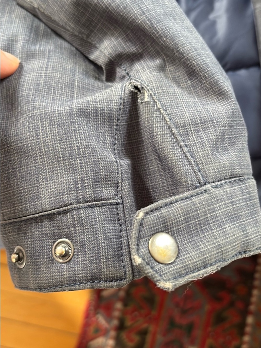 Patagonia Men's Jacket Heathered Navy - Picture 14 of 16